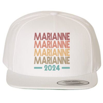 Vote Marianne Williamson Retro 2024 Wool Snapback Cap