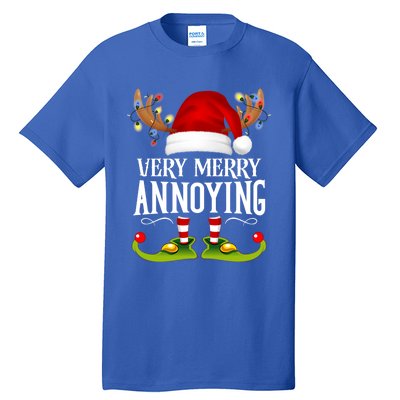 Very Merry Xmas Annoying Matching Christmas Gift Tall T-Shirt