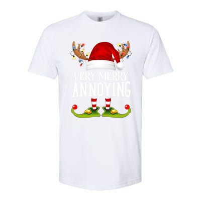 Very Merry Xmas Annoying Matching Christmas Gift Softstyle® CVC T-Shirt