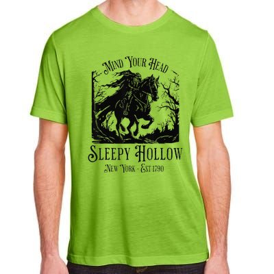 Vintage Mind Your Head Sleepy Hollow Headless Horseman Gift Adult ChromaSoft Performance T-Shirt