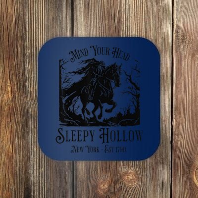 Vintage Mind Your Head Sleepy Hollow Headless Horseman Gift Coaster