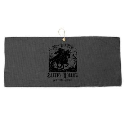 Vintage Mind Your Head Sleepy Hollow Headless Large Microfiber Waffle Golf Towel