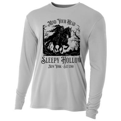 Vintage Mind Your Head Sleepy Hollow Headless Cooling Performance Long Sleeve Crew