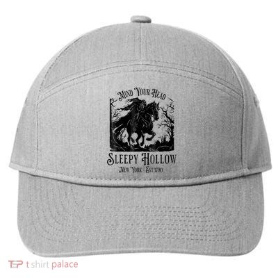 Vintage Mind Your Head Sleepy Hollow Headless Horseman 7-Panel Snapback Hat