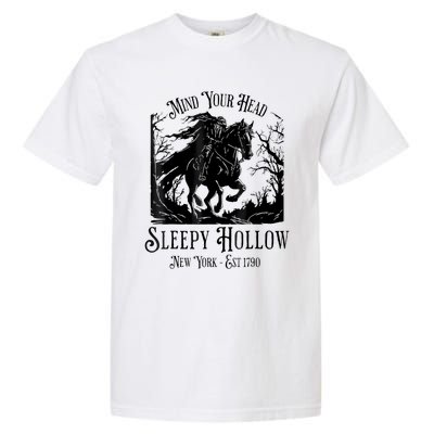 Vintage Mind Your Head Sleepy Hollow Headless Horseman Garment-Dyed Heavyweight T-Shirt