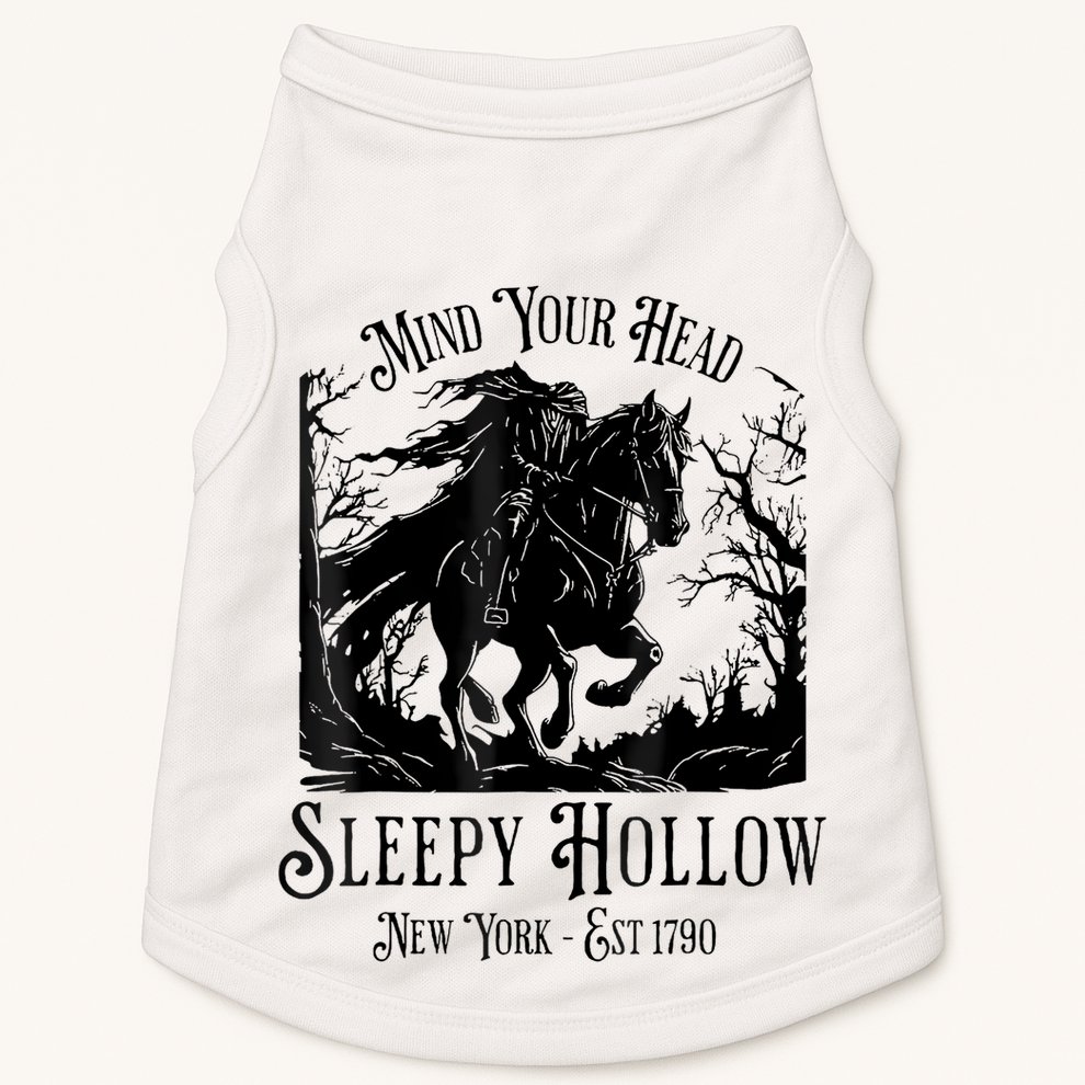 Vintage Mind Your Head Sleepy Hollow Headless Horseman Doggie Tank