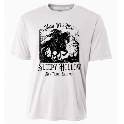 Vintage Mind Your Head Sleepy Hollow Headless Horseman Cooling Performance Crew T-Shirt