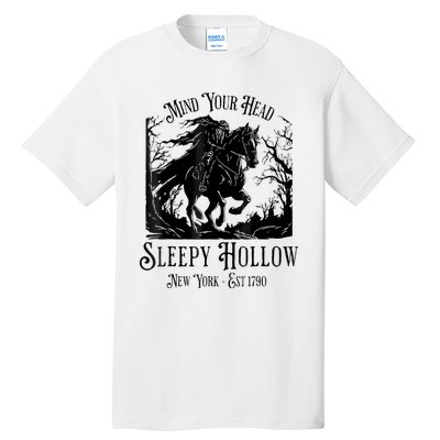 Vintage Mind Your Head Sleepy Hollow Headless Horseman Tall T-Shirt