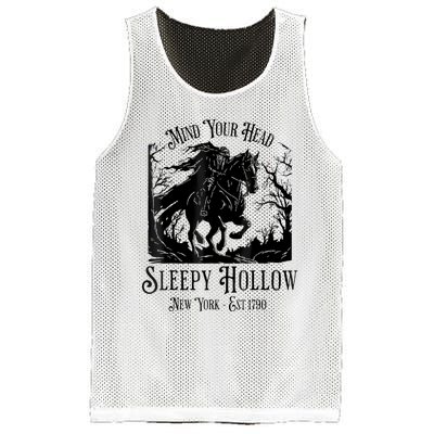 Vintage Mind Your Head Sleepy Hollow Headless Horseman Mesh Reversible Basketball Jersey Tank