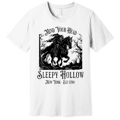 Vintage Mind Your Head Sleepy Hollow Headless Horseman Premium T-Shirt