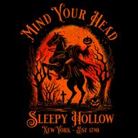 Vintage Mind Your Head Sleepy Hollow Headless Horseman Sweatshirt