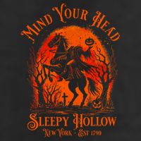 Vintage Mind Your Head Sleepy Hollow Headless Horseman Beanie