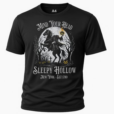 Vintage Mind Your Head Sleepy Hollow Headless Horseman Cooling Performance Crew T-Shirt