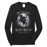 Vintage Mind Your Head Sleepy Hollow Headless Horseman Long Sleeve Shirt