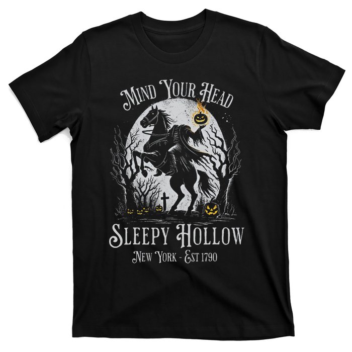 Vintage Mind Your Head Sleepy Hollow Headless Horseman T-Shirt