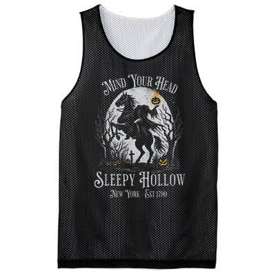 Vintage Mind Your Head Sleepy Hollow Headless Horseman Mesh Reversible Basketball Jersey Tank