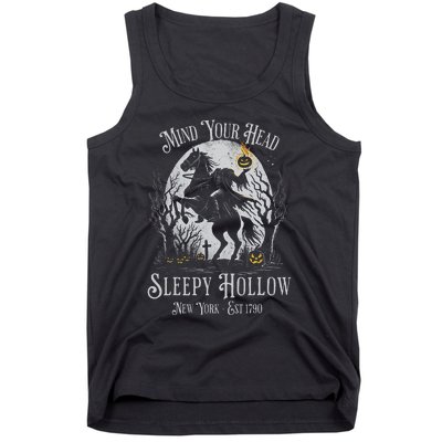 Vintage Mind Your Head Sleepy Hollow Headless Horseman Tank Top