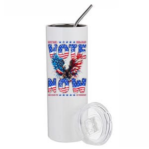 Vote Now American Democratic Elections Design Great Gift Stainless Steel Tumbler