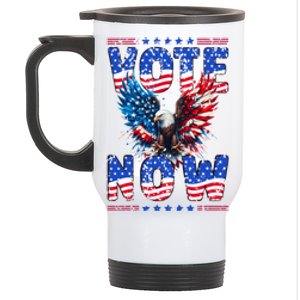 Vote Now American Democratic Elections Design Great Gift Stainless Steel Travel Mug