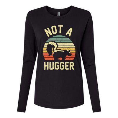 Vintage Not A Hugger Womens Cotton Relaxed Long Sleeve T-Shirt