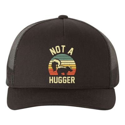 Vintage Not A Hugger Yupoong Adult 5-Panel Trucker Hat
