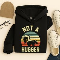Vintage Not A Hugger Hoodie