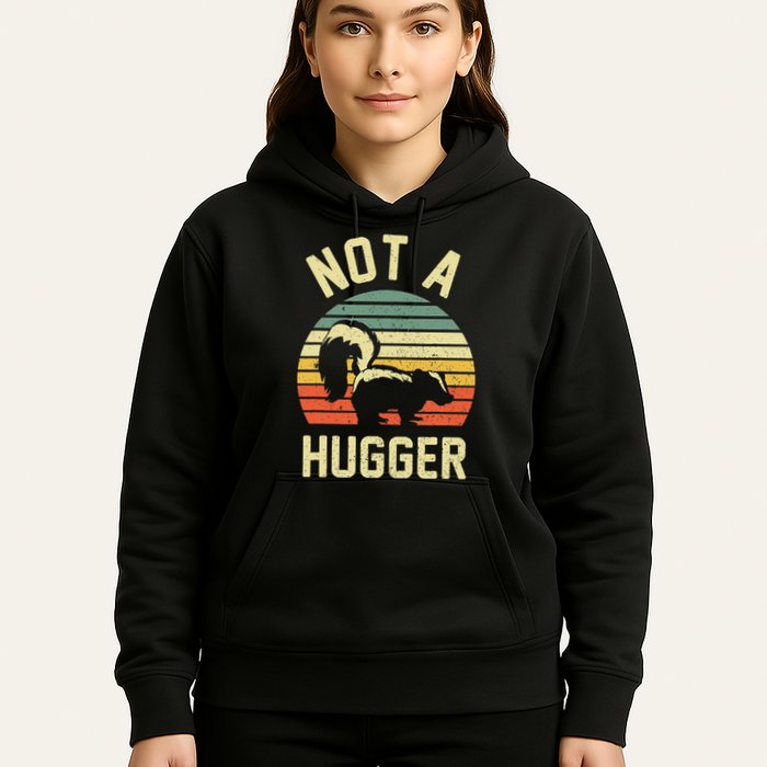 Vintage Not A Hugger Hoodie