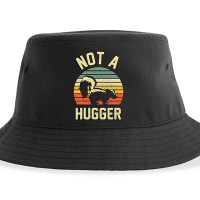 Vintage Not A Hugger Sustainable Bucket Hat