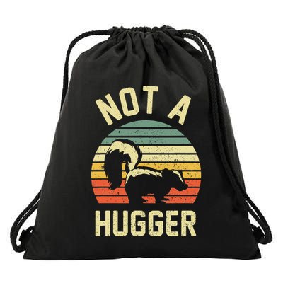 Vintage Not A Hugger Drawstring Bag