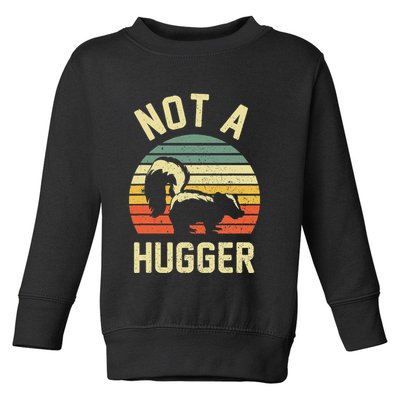 Vintage Not A Hugger Toddler Sweatshirt