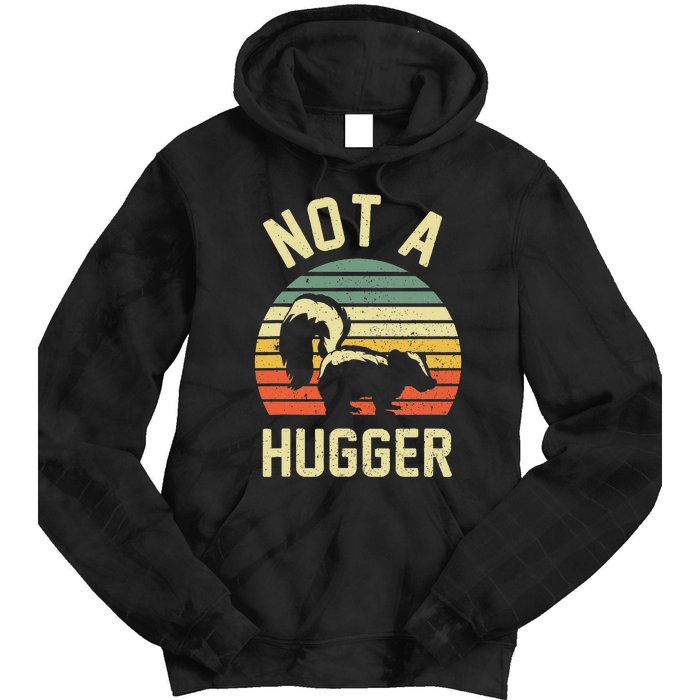 Vintage Not A Hugger Tie Dye Hoodie