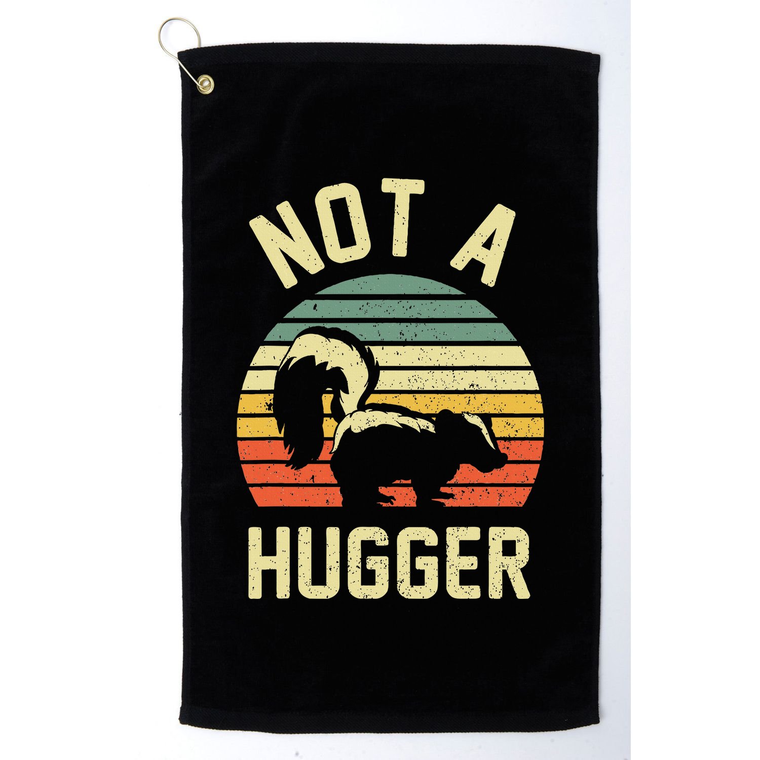 Vintage Not A Hugger Golf Towel