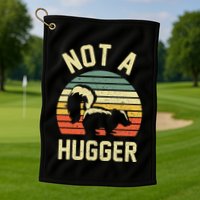 Vintage Not A Hugger Golf Towel
