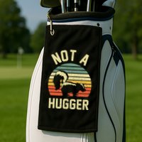 Vintage Not A Hugger Golf Towel