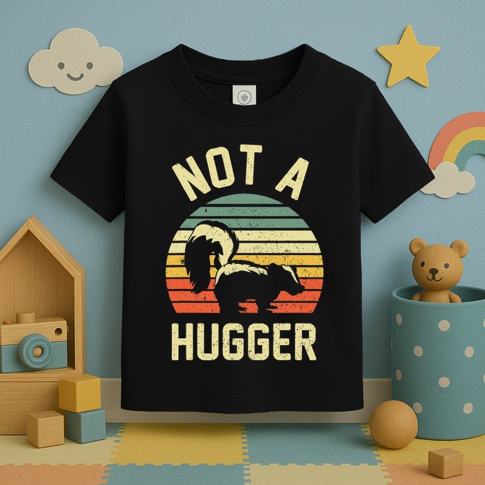 Vintage Not A Hugger Toddler T-Shirt