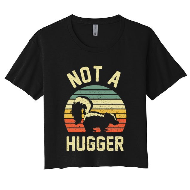 Vintage Not A Hugger Crop Top