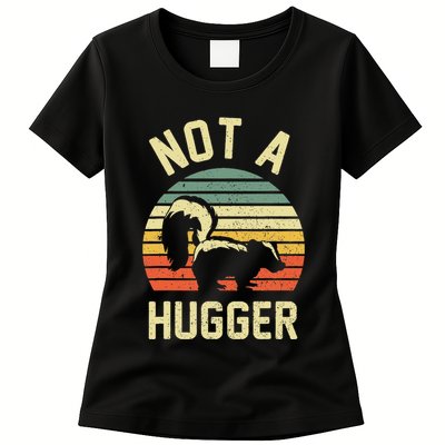Vintage Not A Hugger Womens T-Shirt