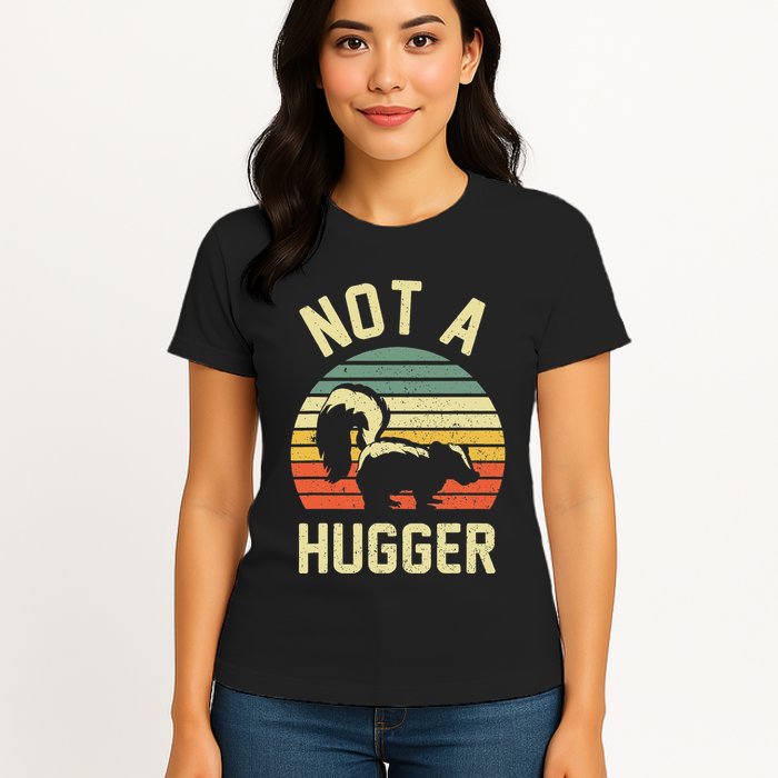 Vintage Not A Hugger Womens T-Shirt