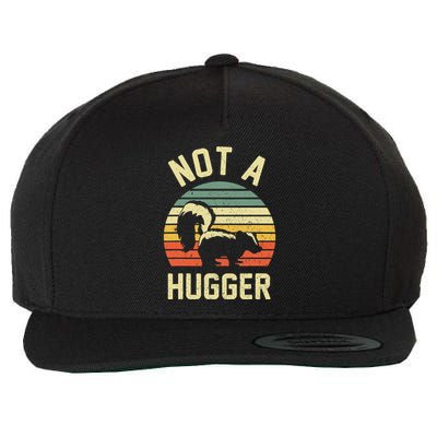 Vintage Not A Hugger Wool Snapback Cap