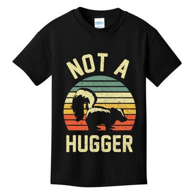 Vintage Not A Hugger Kids T-Shirt