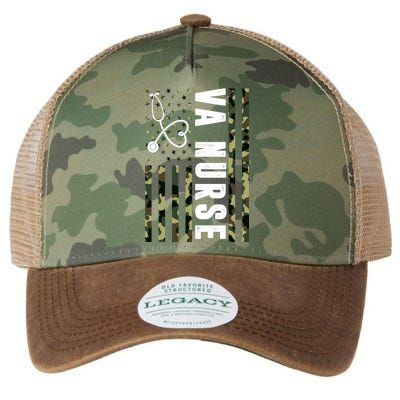 VA Nurse Army USA Flag Legacy Tie Dye Trucker Hat