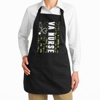 VA Nurse Army USA Flag Apron