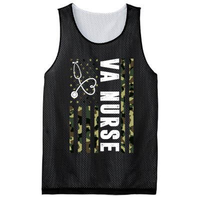 VA Nurse Army USA Flag Mesh Reversible Basketball Jersey Tank