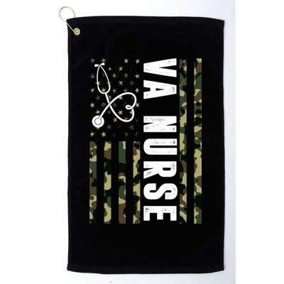 VA Nurse Army USA Flag Golf Towel
