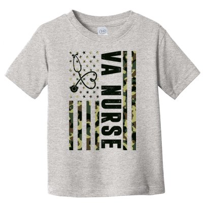 VA Nurse Army USA Flag Toddler T-Shirt