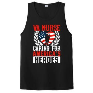 Va Nurse Americas Heros Merica Us Flag Patriot PosiCharge Competitor Tank