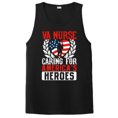 Va Nurse Americas Heros Merica Us Flag Patriot PosiCharge Competitor Tank