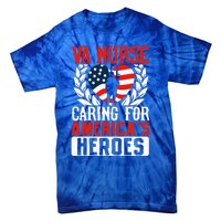 Va Nurse Americas Heros Merica Us Flag Patriot Tie-Dye T-Shirt