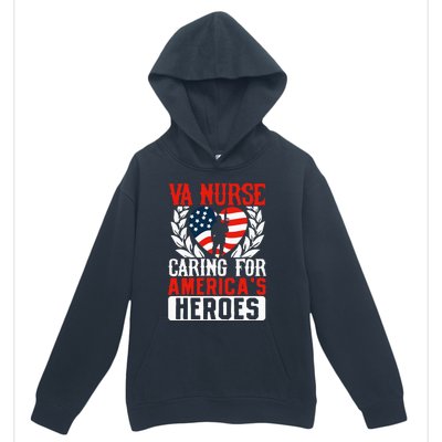 Va Nurse Americas Heros Merica Us Flag Patriot Urban Pullover Hoodie