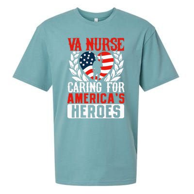 Va Nurse Americas Heros Merica Us Flag Patriot Sueded Cloud Jersey T-Shirt